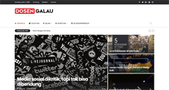 Desktop Screenshot of dosengalau.com